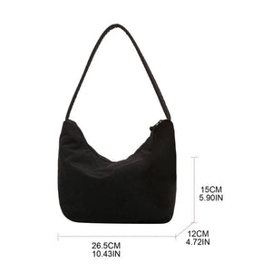 Large Capacity Underarm Bag for Women Girls Stylish Shoulder Handbag