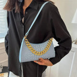 Chain PU Leather bags Women Shoulder Bags Purses Handbag Clutch Bags