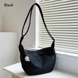 Canvas Shoulder Bag Zipper Handbags Large Capacity Crossbody Bags