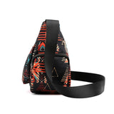 Floral Large Capacity Nylon Shoulder Bag