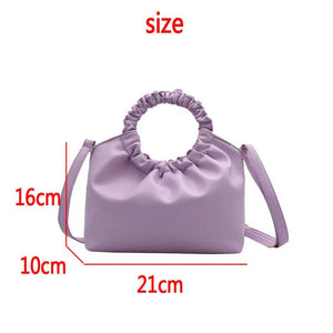 Retro Leather Messenger Bag Clutch Single Shoulder Bag