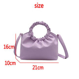 Retro Leather Messenger Bag Clutch Single Shoulder Bag