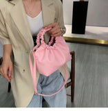 Retro Leather Messenger Bag Clutch Single Shoulder Bag