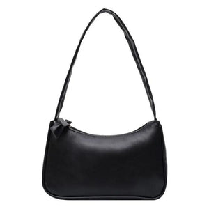 Retro Solid Totes Bags Leather Shoulder Underarm Bag