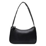 Retro Solid Totes Bags Leather Shoulder Underarm Bag