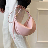 Soft Leather Hobo Bag Crossbody Women Saddle Bag Retro Handbags