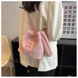 Faux Fur Women's Crossbody Handbag