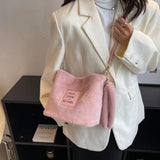 Faux Fur Women's Crossbody Handbag
