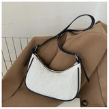 Canvas Underarm Shoulder Bag for Women Casual Tote Purse Handbag