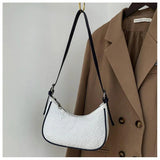 Canvas Underarm Shoulder Bag for Women Casual Tote Purse Handbag