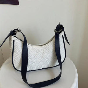 Canvas Underarm Shoulder Bag for Women Casual Tote Purse Handbag