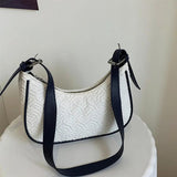 Canvas Underarm Shoulder Bag for Women Casual Tote Purse Handbag