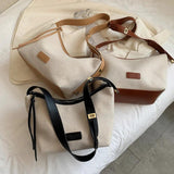 Casual Cotton Underarm Shoulder Bags Large Capacity Handbags for Women