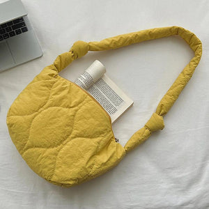 Shoulder Bag Autumn Winter Ladies Handbags Solid Rhombic Lattice