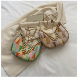 Women's Crossbody Bag with Chains Shoulder Strap Hobos Handbag