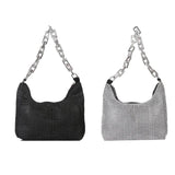 Delicate Chain Underarm Bag Shoulder Bag Diamonds Handbag Evening Clutch Bag