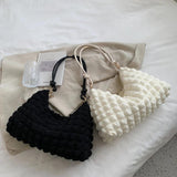Cloud Shoulder Bag Large Capacity Tote Underarm Evening Bag