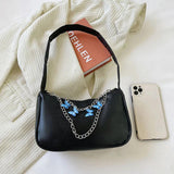 Women Shoulder Bags Butterfly Chain Underarm Bags Ladies Small Hobos