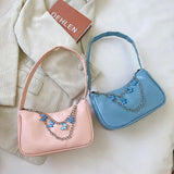 Women Shoulder Bags Butterfly Chain Underarm Bags Ladies Small Hobos