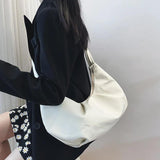 Waterproof Nylon Shoulder Bag for Women Casual Crossbody Purse Female Handbag