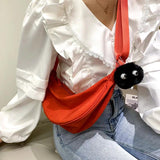 Leisure Sports Underarm Bag Female Crossbody Nylon Canvas Bag