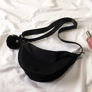 Leisure Sports Underarm Bag Female Crossbody Nylon Canvas Bag