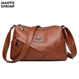 Vintage Female Handbag Designers Bags for Middle-aged Shoulder Bags