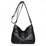 Women Bags Handbag Soft PU Leather Shoulder Bag Retro Female Hobos Crossbody Bag
