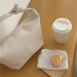 Soft Leather Underarm Bag Casual Hand Knot Women Handbags