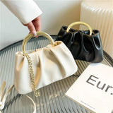 One-Shoulder Messenger Handbag Women's Casual Cloud Bag