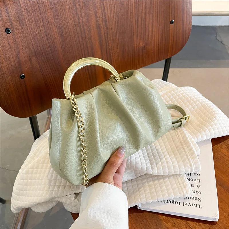 One-Shoulder Messenger Handbag Women's Casual Cloud Bag