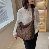 Winter Down Shoulder Bags Large Capacity Hobos Bag For Women