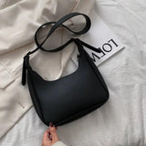 Retro Armpit Bag Handbag Crescent Shoulder Dumpling Bag