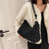 Pleated Cloud Bag Large Capacity Tote Underarm Bag Shoulder Bag