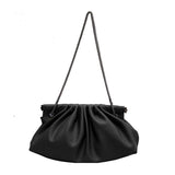 Small PU Leather Crossbody Bag for Women Chain Tote Shoulder Handbag
