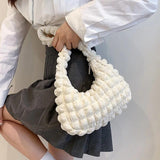 Plaid Shoulder Bag Women Casual Small Clutch Tote Purse Handbag