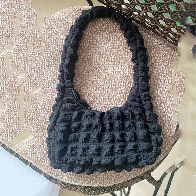 Plaid Shoulder Bag Women Casual Small Clutch Tote Purse Handbag