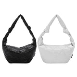 Autumn Winter Shoulder Bag Dumplings Cotton Padded Crossbody Bags Large Travel