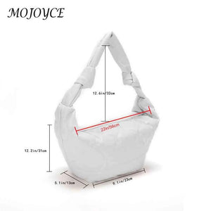 Autumn Winter Crossbody Bags Dumplings Cotton Padded Purses Handbag