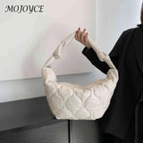 Autumn Winter Crossbody Bags Dumplings Cotton Padded Purses Handbag