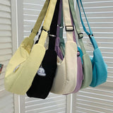 Women's Shoulder Bag Solid Multifunction Handbag Large Capacity Crossbody