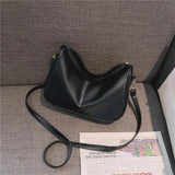 Vintage Women Shoulder Bag Solid Underarm Bags Leisure Ladies Crossbody Bags