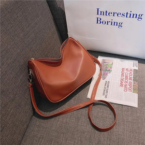 Vintage Women Shoulder Bag Solid Underarm Bags Leisure Ladies Crossbody Bags