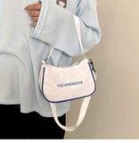 Spring Small Bag Female Japanese Sports and Leisure Letter Printing