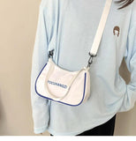 Spring Small Bag Female Japanese Sports and Leisure Letter Printing