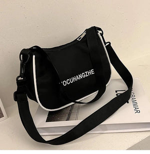 Spring Small Bag Female Japanese Sports and Leisure Letter Printing