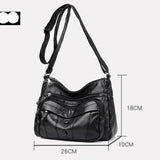 Women Bags Retro Hobo Bag PU Leather Handbags Female Shoulder Bags