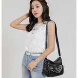 Women Bags Retro Hobo Bag PU Leather Handbags Female Shoulder Bags