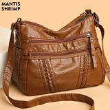 Women's Crossbody Handbag PU Leather Shoulder Bag