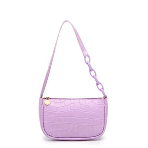 Retro PU Leather Armpit Handbag Women Underarm Shoulder Bag